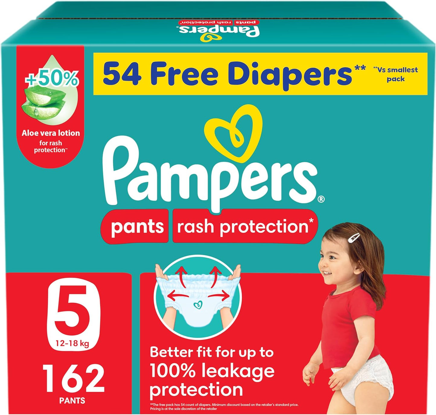 Pampers Baby-Dry Pants Diapers with Aloe Vera Lotion