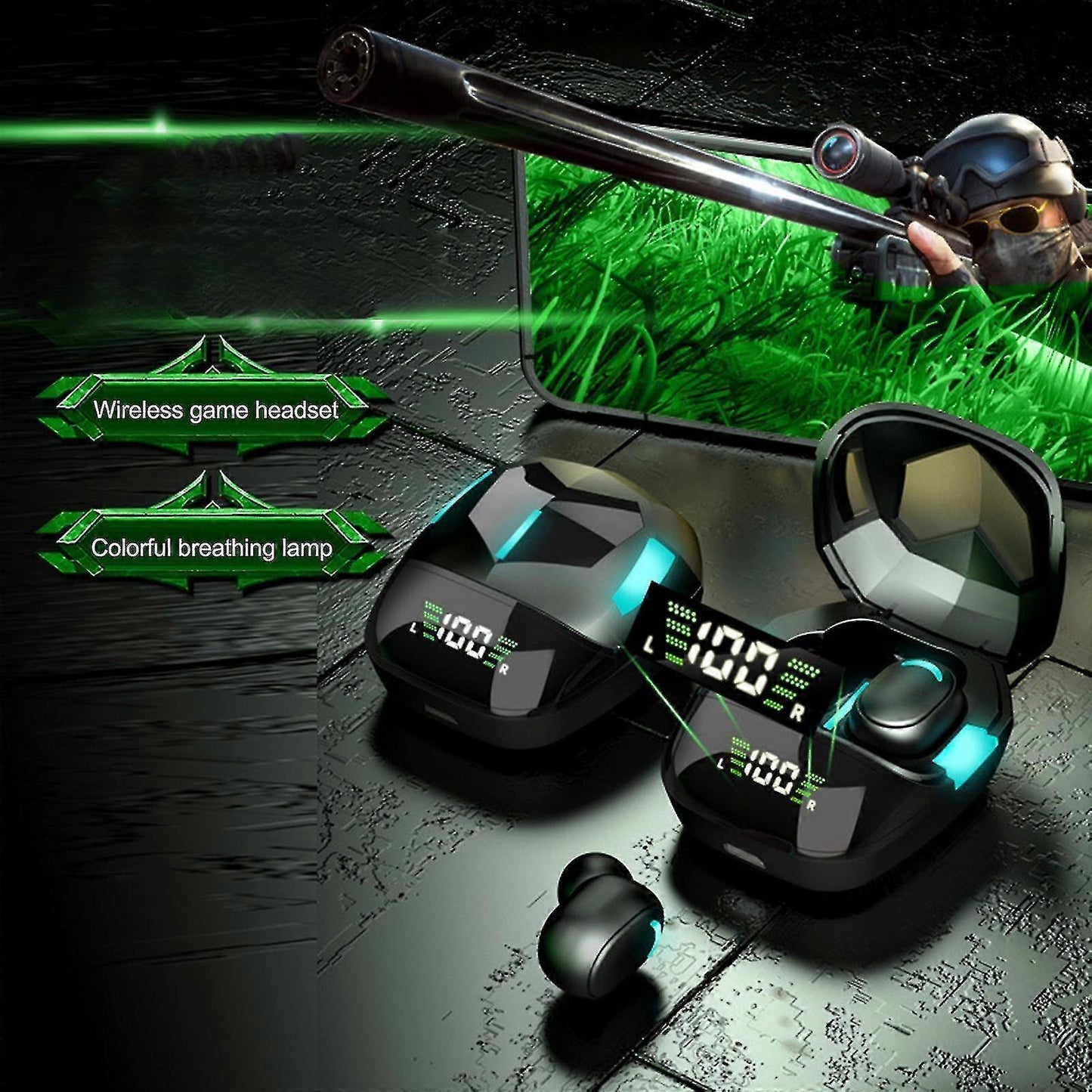 G7S Gaming True Wireless Bluetooth Headset Low Latency High Performance