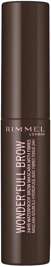 Rimmel London, Wonder'Full Waterproof Brow Gel, 03 Dark Brown, 4.5 Ml