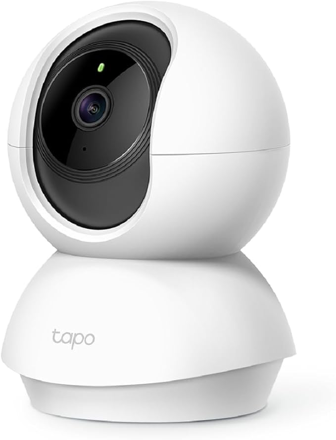 TP-Link Tapo Pan/Tilt 1080p Resolution, 360°Rotational View Security Camera|Motion Tracking |Motion & Baby Crying Detection| 2-Way Audio | Night Vision | Works with Alexa & Google Home (Tapo C200)