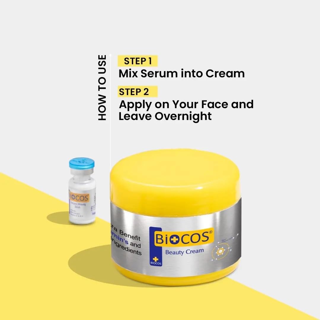 BIOCOS Beauty Formula (Pack of 2) Large – Unlock Radiant, Hydrated Skin with Alpha Arbutin, Kojic Acid & Vitamin E – Say Goodbye to Dullness & Embrace a Glowing, Youthful Look