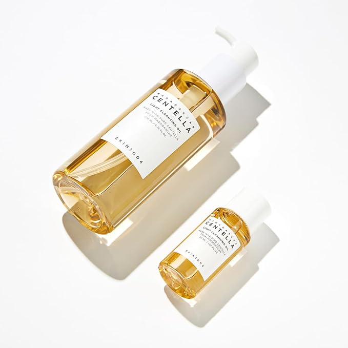 SKIN1004 Madagascar Centella Travel Kit, Toner, Ampoule, Soothing Cream, Cleansing Oil, Ampoule Foam, Basic Skincare Box, Compact Size, Soothing Calming