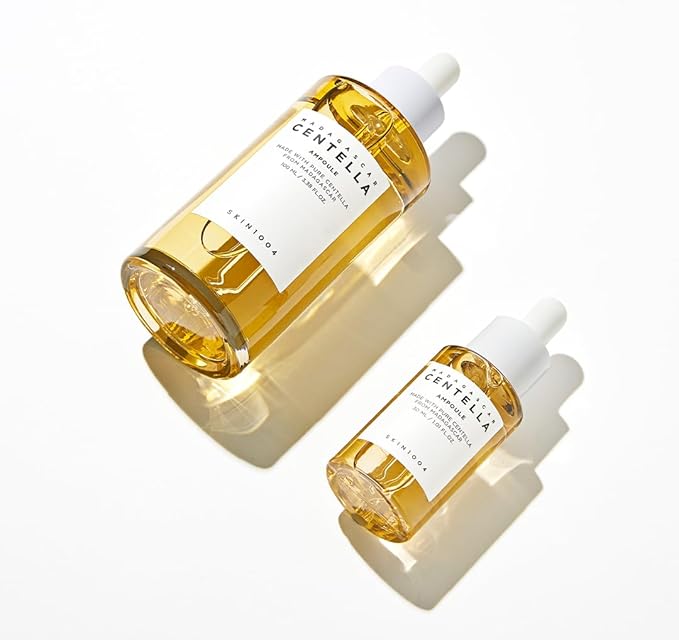 SKIN1004 Madagascar Centella Travel Kit, Toner, Ampoule, Soothing Cream, Cleansing Oil, Ampoule Foam, Basic Skincare Box, Compact Size, Soothing Calming