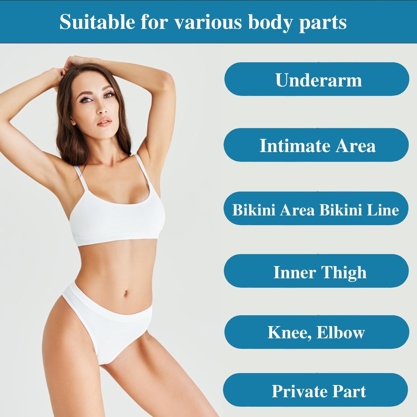 Gukei Intimate Areas Skin Lightening Cream Skin Bleaching Cream For Body Sensitive Intimate Area, Private Parts, Underarm, Knees, Elbows, Inner Thigh, Bikini Areas, Natural Skin Whitening Cream.