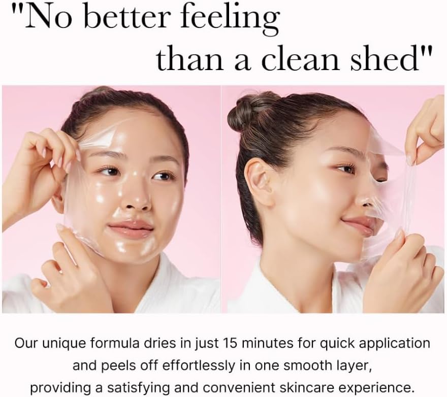 medicube Collagen Overnight Wrapping Peel Off Facial Mask Pack - Elasticity & Hydration Care, Reduces Sagging & Dullness - Hydrolyzed Collagen For Glowing Skin - Korean Skin Care