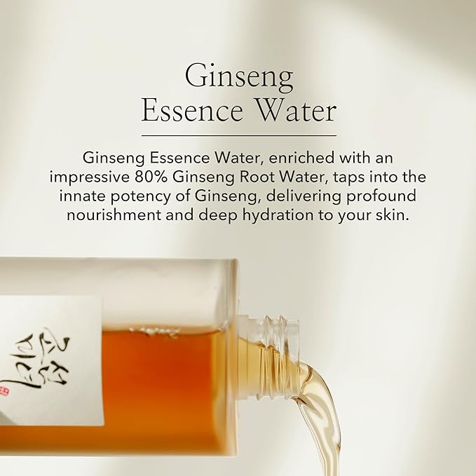 Beauty of Joseon Ginseng Essence Water Hydrating Face Toner for Dry, Dull, Acne-Prone, Irritated Skin. Korean Moisturizing Skin Care for Men and Women 150ml, 5 fl.oz