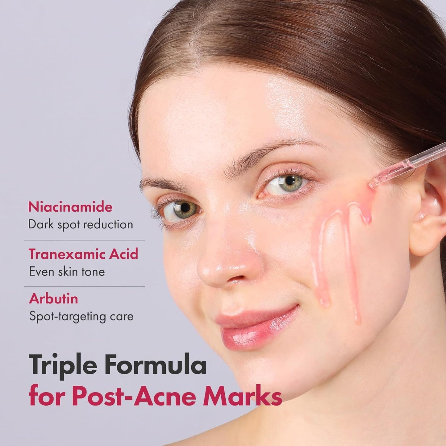 TOSOWOONG Niacinamide 10% + Tranexamic Acid 4% Serum with Arbutin and Hyaluronic Acid, Lightweight Daily Face Serum, Korean Skin Care, 33ml, 1.11 fl. oz