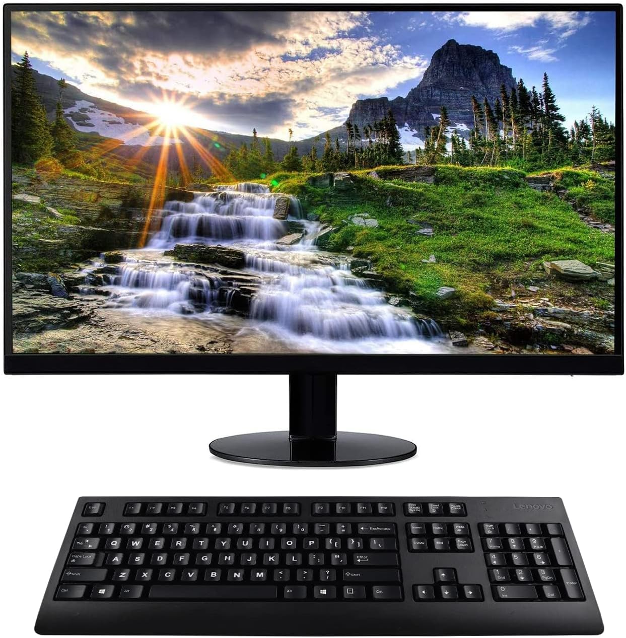 2 Pack Arabic Keyboard Stickers with Transparent Background and White Letters, Universal Fit for Laptop, Desktop & Notebook Keyboards, Durable Replacement Decals for PC & Mac