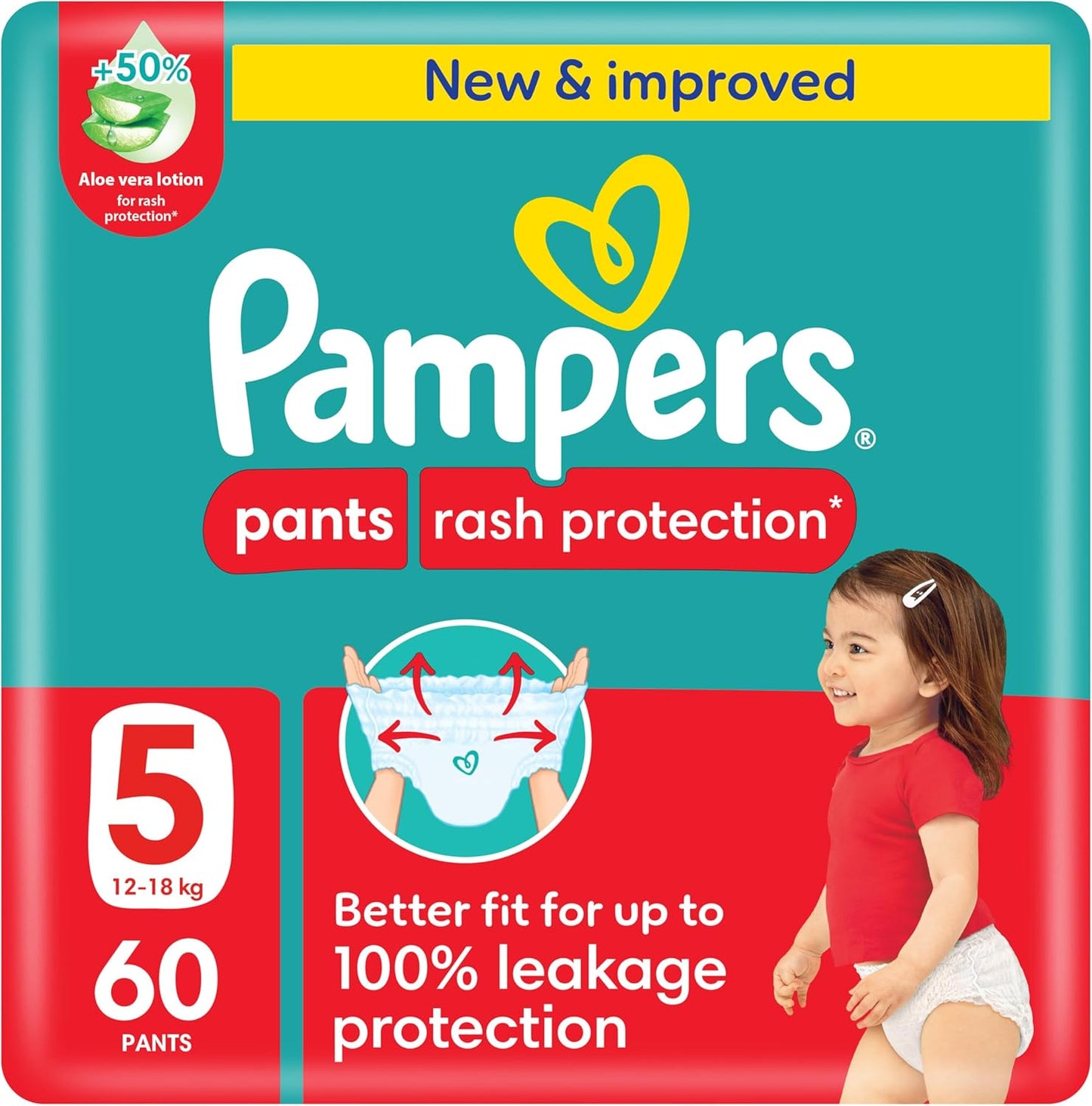 Pampers Baby-Dry Pants Diapers with Aloe Vera Lotion