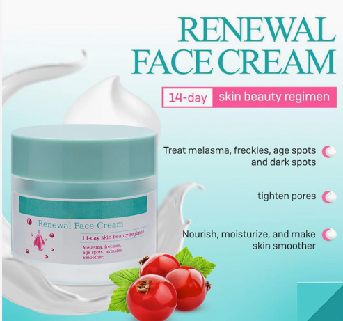 1pcRenewal FaceCream For Melasma And Freckles Cosmetics Frost Dark Wrinkle Face 1pc 1, 50g
