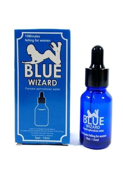 Blue Wizard Female Aphrodisiac Drops 15ml – Liquid Intimacy Enhancement Formula