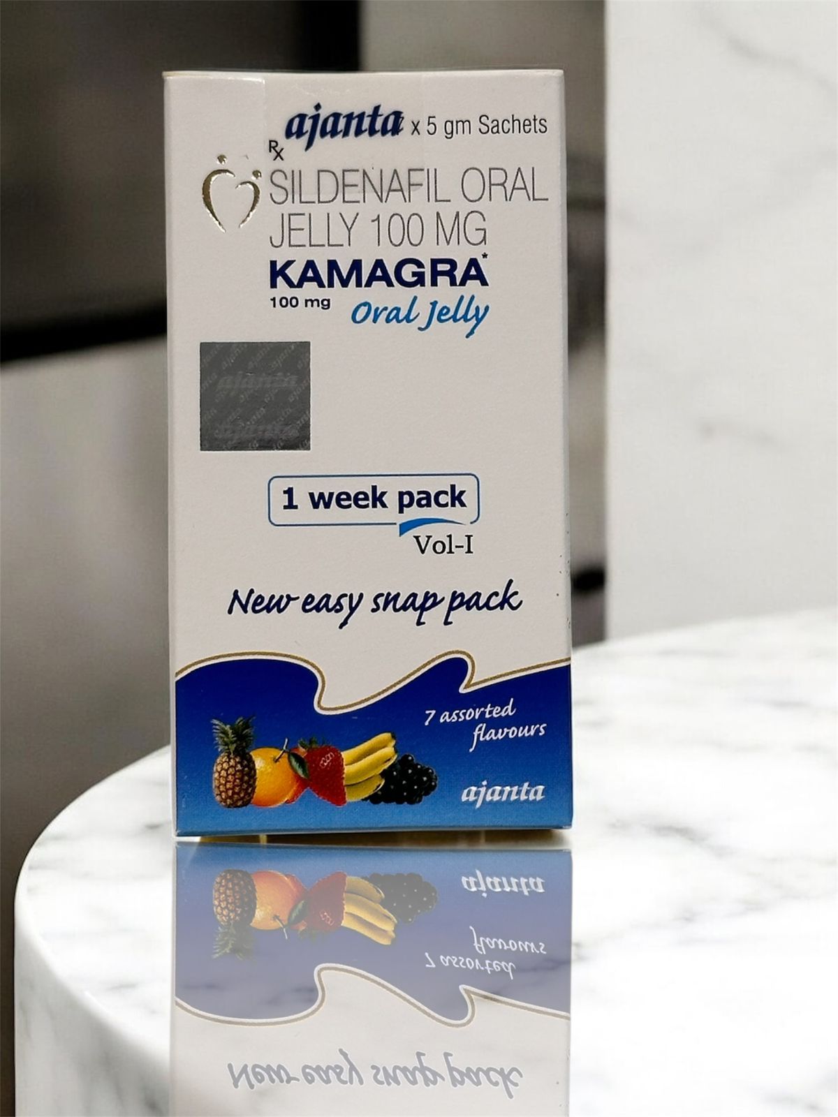 Kamagra Oral Jelly Week Pack 7X5Gm Sachets (100Mg)