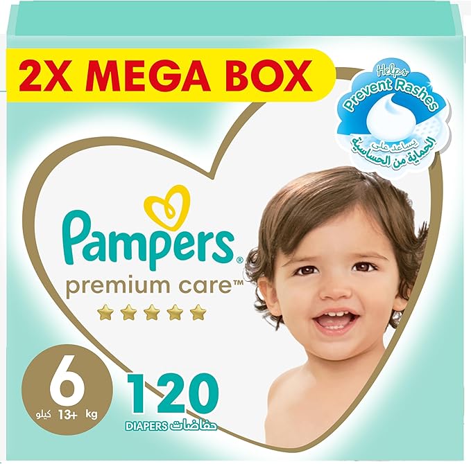 Pampers Ultimate Comfort Taped Diapers, Size 6, 13+kg,