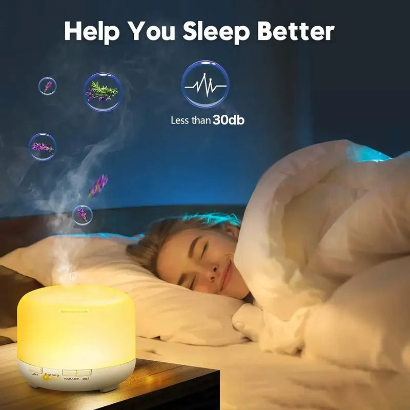 AromaWave 500ml Oil Diffuser with Remote