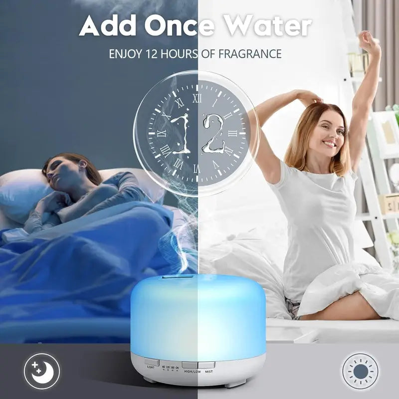 AromaWave 500ml Oil Diffuser with Remote
