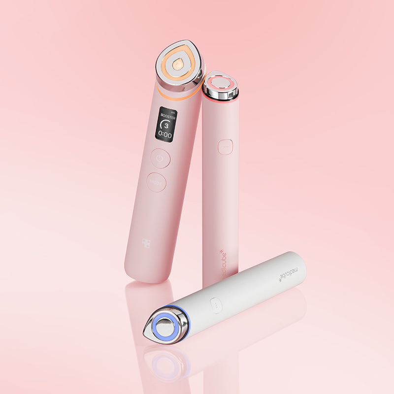 medicube Age-R Booster Pro Pink | 6-in-1 Real Glass Glow Beauty Massager | Looking Glass Skin | Korean Skin Care