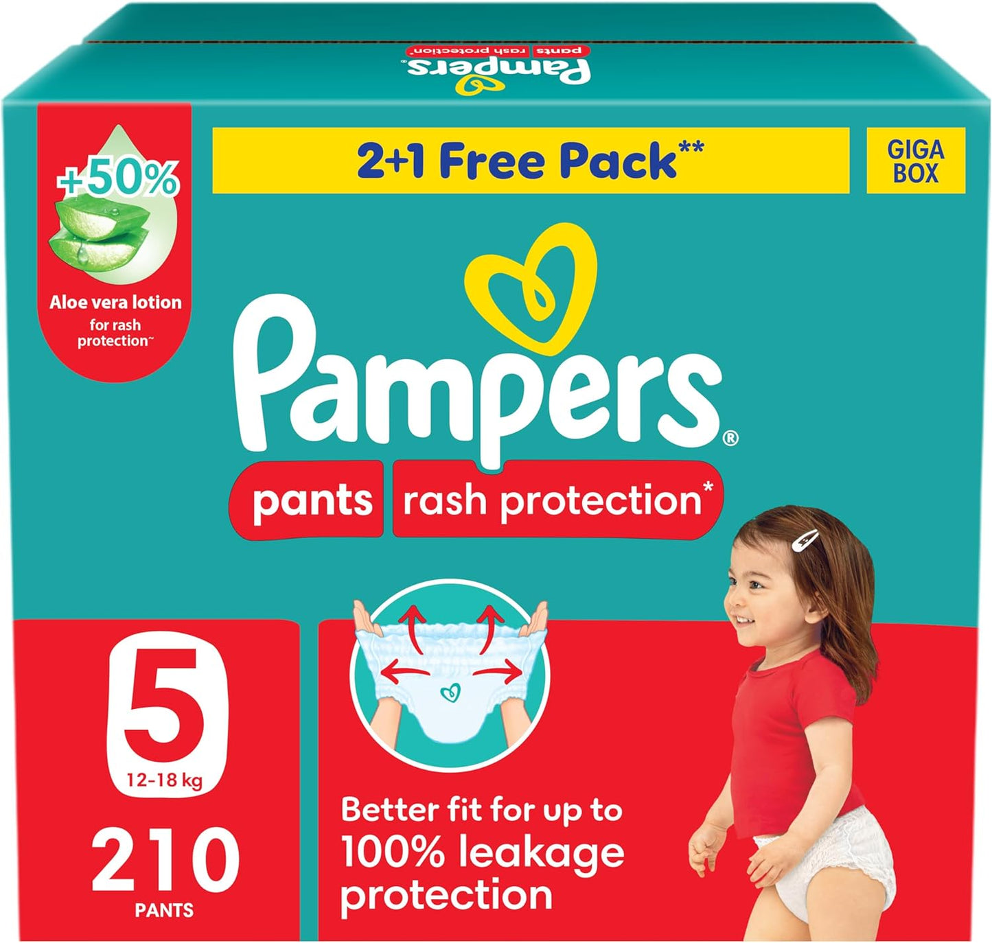 Pampers Baby-Dry Pants Diapers with Aloe Vera Lotion