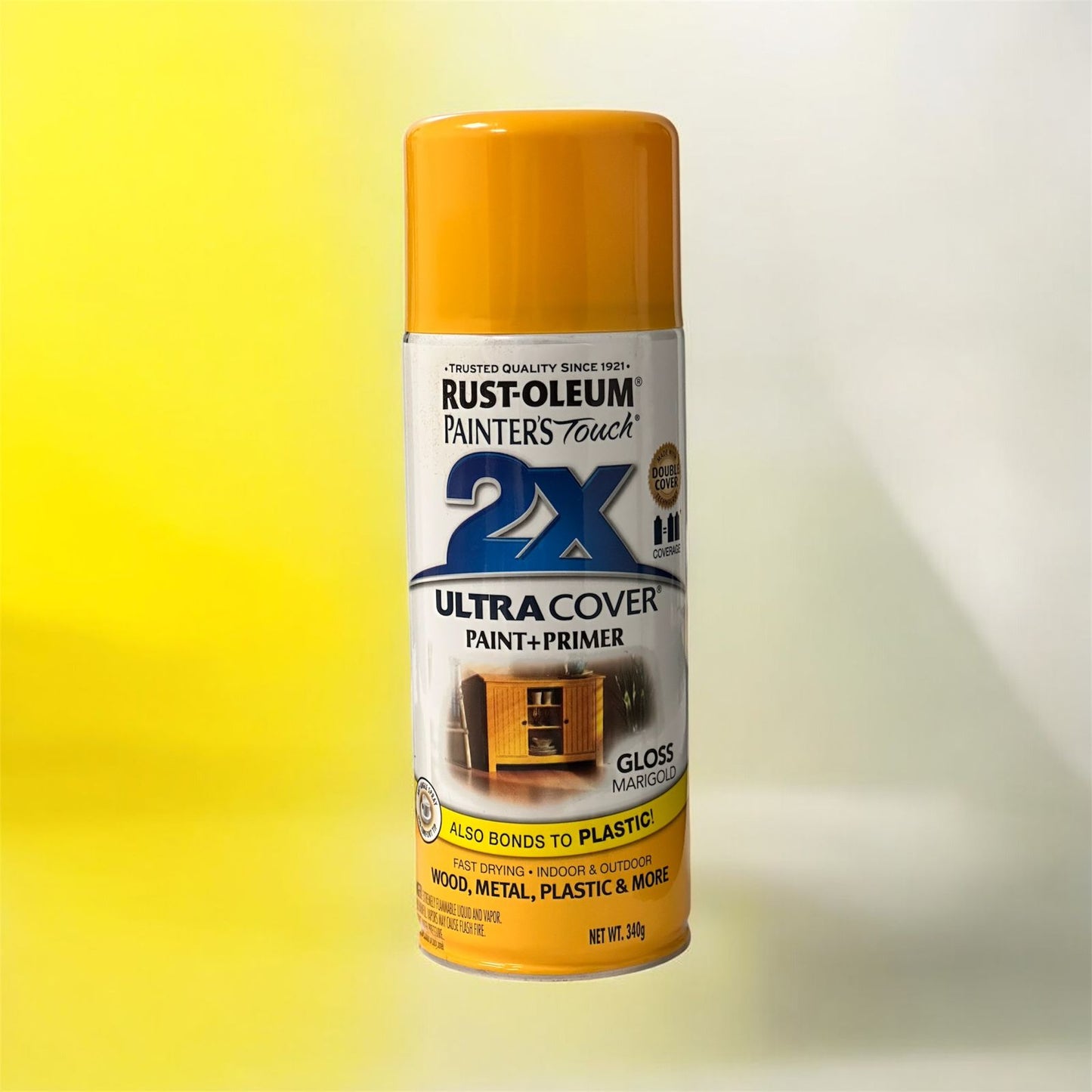 Painter's Touch Ultra Cover 2X Spray Paint (354.9 ml, Gloss Marigold)