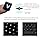 2 Pack Arabic Keyboard Stickers with Transparent Background and White Letters, Universal Fit for Laptop, Desktop & Notebook Keyboards, Durable Replacement Decals for PC & Mac
