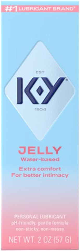 K-Y Personal Lubricant, Jelly Water Based Lube, 2 Ounce, Personal Lube For Women