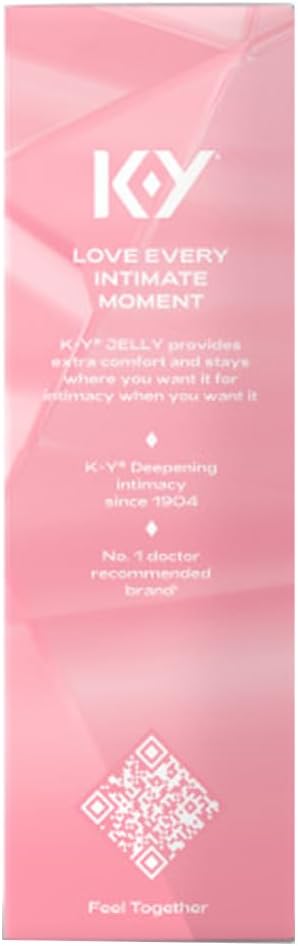 K-Y Personal Lubricant, Jelly Water Based Lube, 2 Ounce, Personal Lube For Women