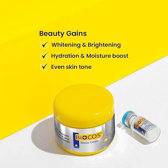 BIOCOS Beauty Formula (Pack of 2) Large – Unlock Radiant, Hydrated Skin with Alpha Arbutin, Kojic Acid & Vitamin E – Say Goodbye to Dullness & Embrace a Glowing, Youthful Look