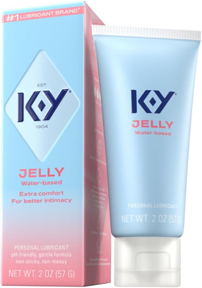 K-Y Personal Lubricant, Jelly Water Based Lube, 2 Ounce, Personal Lube For Women