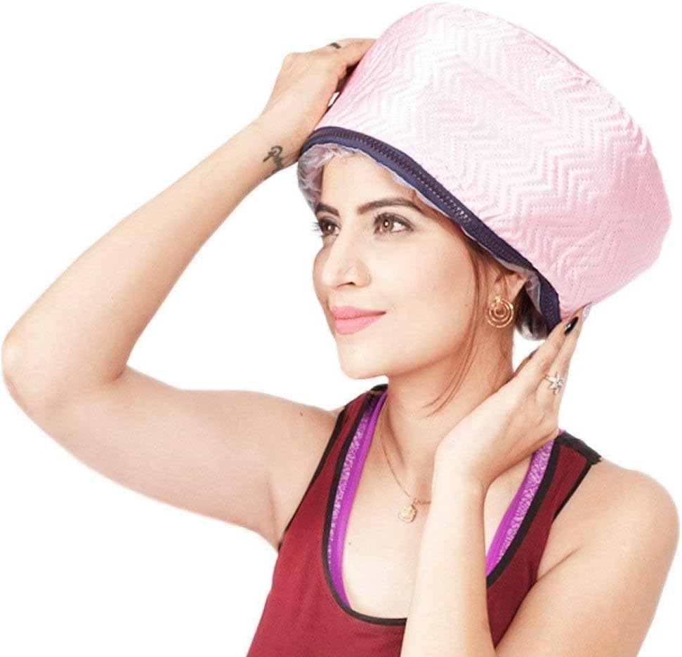 QERINKLE Hair Care Nourishing Thermal Treatment Head Spa Cap with Steamer - For Women
