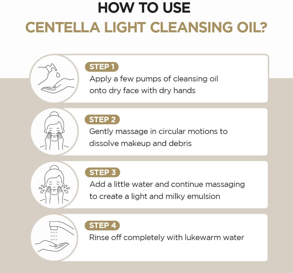 SKIN1004 Madagascar Centella Light Cleansing Oil 6.76 fl.oz, 200ml