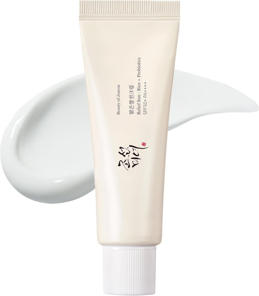 Beauty of Joseon Relief Sun Rice Probiotics SPF 50+ PA++++ Korean Sunscreen sunblock for Face Daily Sunscreen for Men Women Skincare 50ml