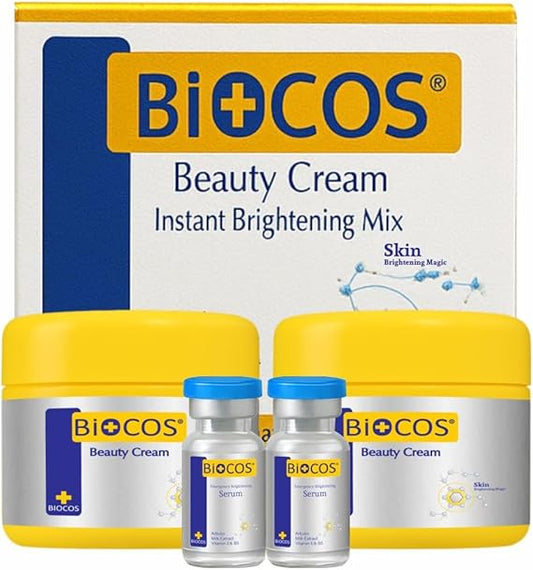 BIOCOS Beauty Formula (Pack of 2) Large – Unlock Radiant, Hydrated Skin with Alpha Arbutin, Kojic Acid & Vitamin E – Say Goodbye to Dullness & Embrace a Glowing, Youthful Look