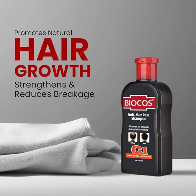 Anti Hair Loss Shampoo Ayurvedic Herbal Stronger Hair With Growth Serum 200ml Thick Thickening Hair Wash Shampoo