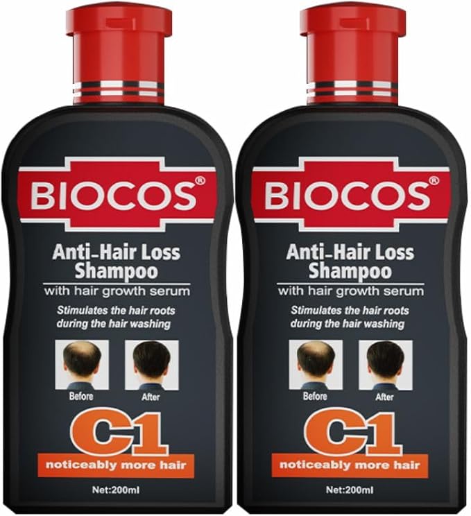 Anti Hair Loss Shampoo Ayurvedic Herbal Stronger Hair With Growth Serum 200ml Thick Thickening Hair Wash Shampoo
