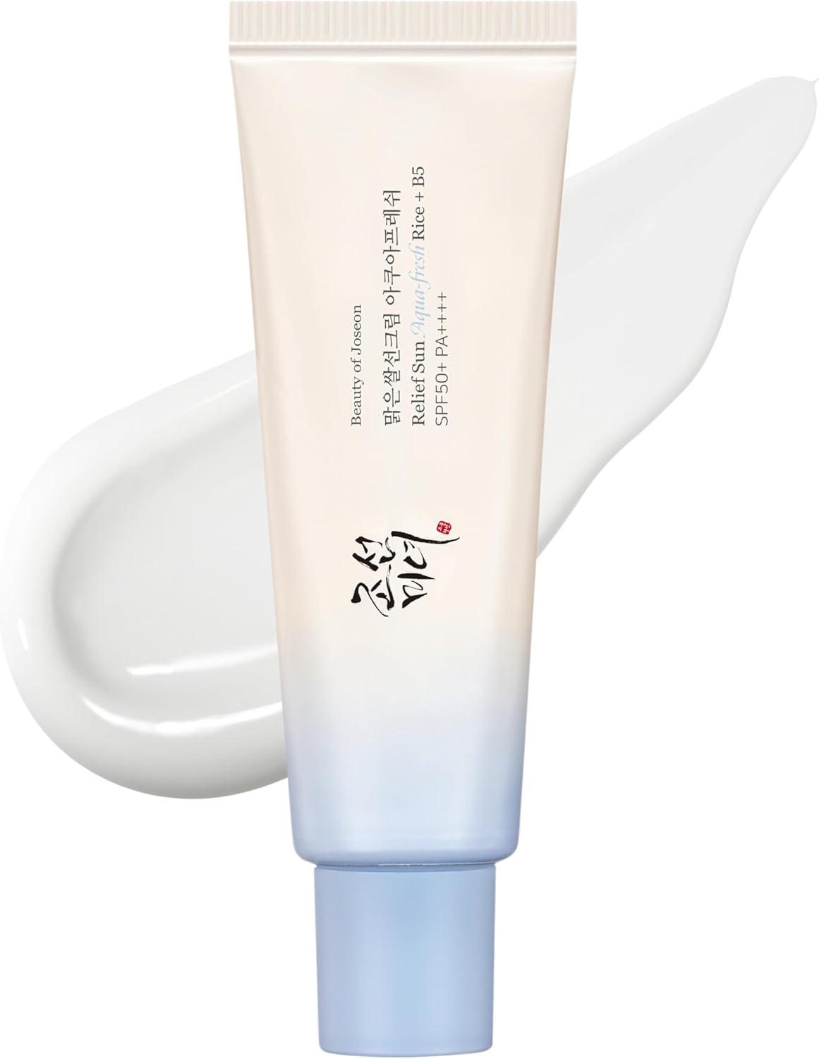 Beauty of Joseon Relief Sun Aqua-Fresh Sunscreen Rice + Panthenol SPF 50+ PA++++ Lightweight Daily UV Protector for Acne-Prone Sensitive Skin Korean skincare for Men and Women 50ml