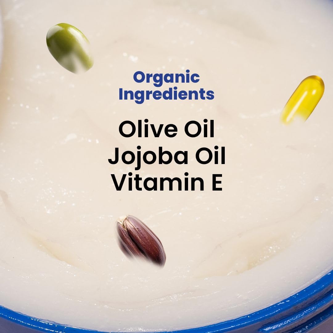 BIOCOS Hand & Feet Scrub with Vitamin E, Olive Oil & Jojoba Oil – Deeply Hydrates, Restore Dry Skin, Treats Cracked Heels, Exfoliates & Moisturizes for Smooth, Healthy Hands & Feet