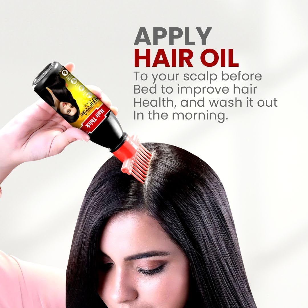 BIOCOS Ayurvedic Hair Oil for Hair Growth & Thickness – Anti Hair Fall Treatment with Moringa, Amla, Neem & Coconut Oil – Controls Dandruff, Strengthens Roots, Nourishes Scalp – 150ml (Pack of 2)