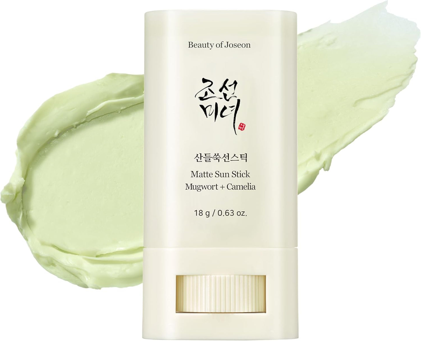Beauty of Joseon Matte Sun Stick Mugwort Camelia for face Korean Sunscreen moisturizing with SPF 50 PA++++ Sebum Control No white Cast skincare for Women and Men 18g