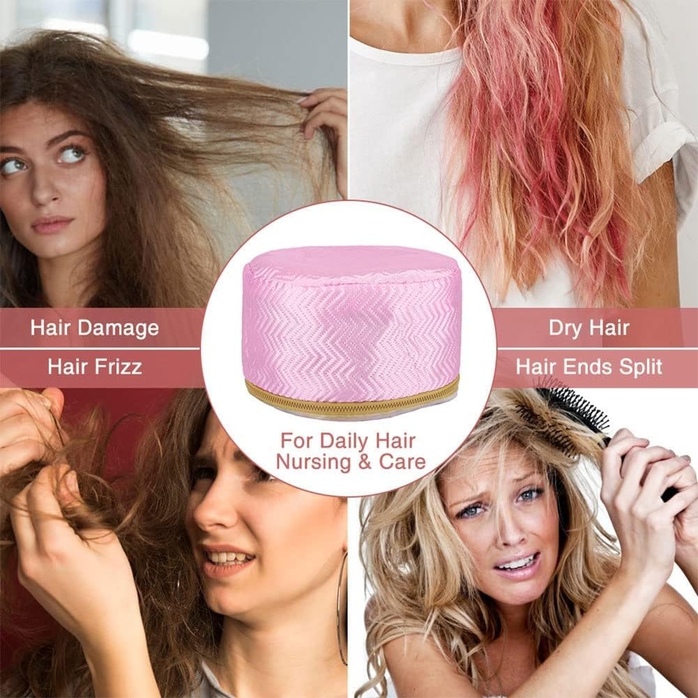 QERINKLE Hair Care Nourishing Thermal Treatment Head Spa Cap with Steamer - For Women