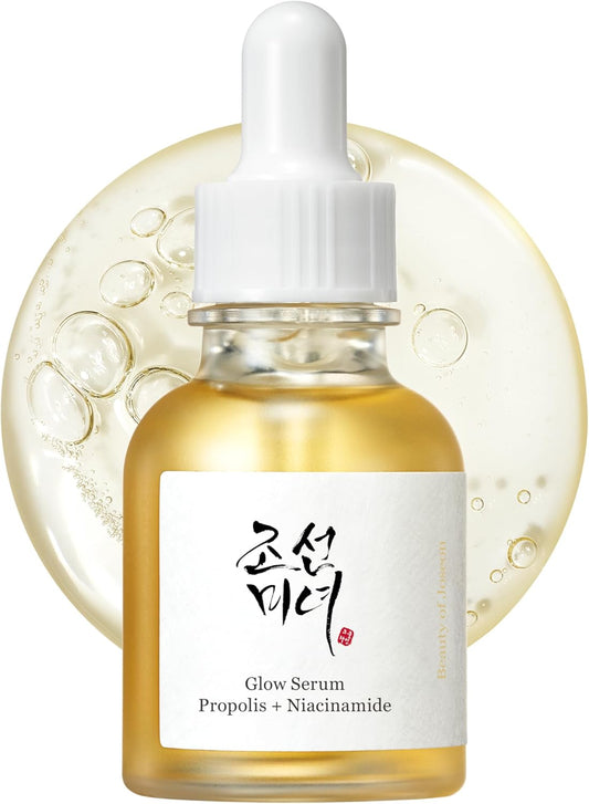 Beauty of Joseon Glow Serum Propolis and Niacinamide for Radiant Skin Uneven Tone for All Skin Type Moisturizing Hydrating Korean Skincare for Men and Women 30ml, 1 fl.oz