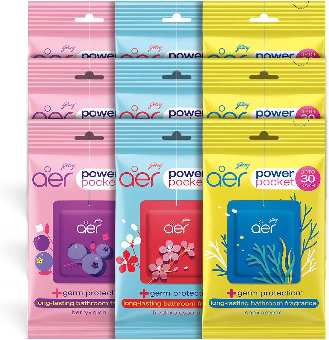 Godrej Aer Pocket Pack of 9