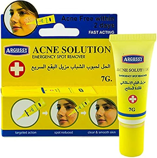 Argussy Acne Solution Emergency spot Remover cream Acne Free Within 2 days 7 gm