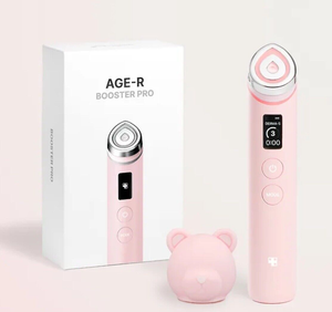 medicube Age-R Booster Pro Pink | 6-in-1 Real Glass Glow Beauty Massager | Looking Glass Skin | Korean Skin Care