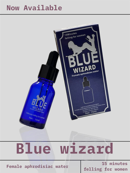 Blue Wizard Original Immunity women love drops Water Based (Wizard_Blue) Dietry Suppliments - 15ml Premium | Made by Thailand