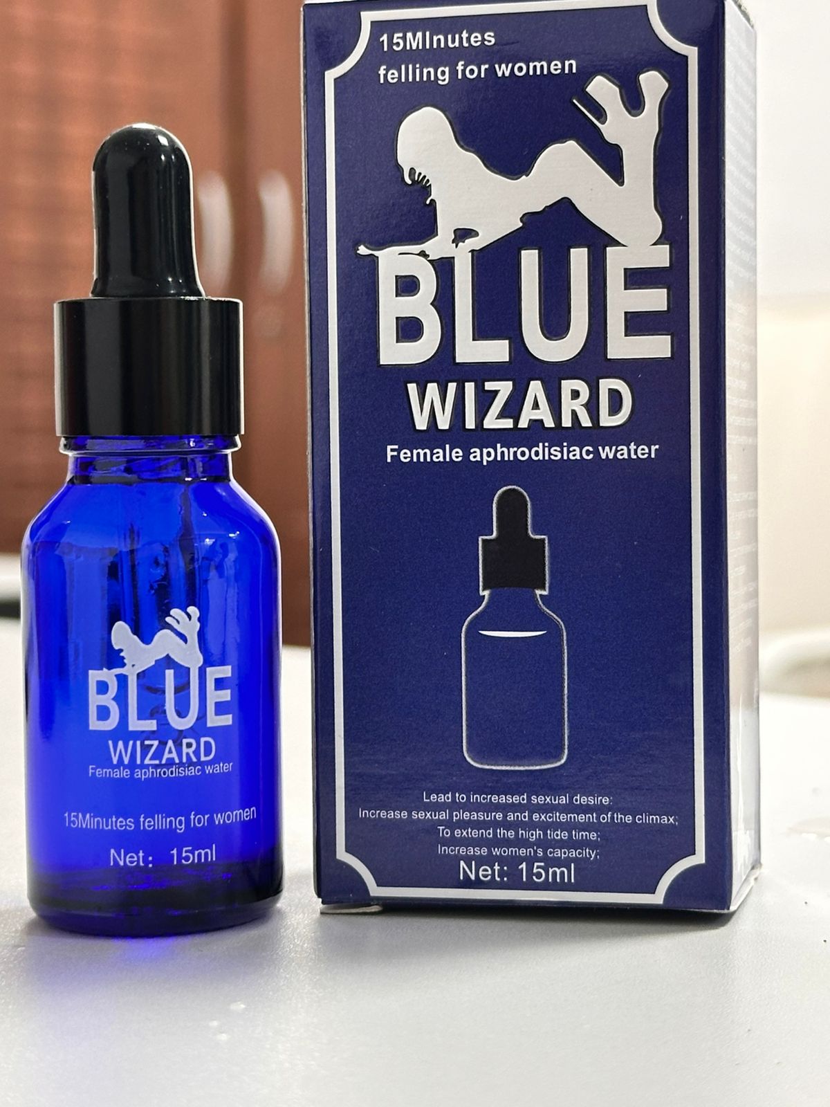 Blue Wizard Original Immunity women love drops Water Based (Wizard_Blue) Dietry Suppliments - 15ml Premium | Made by Thailand